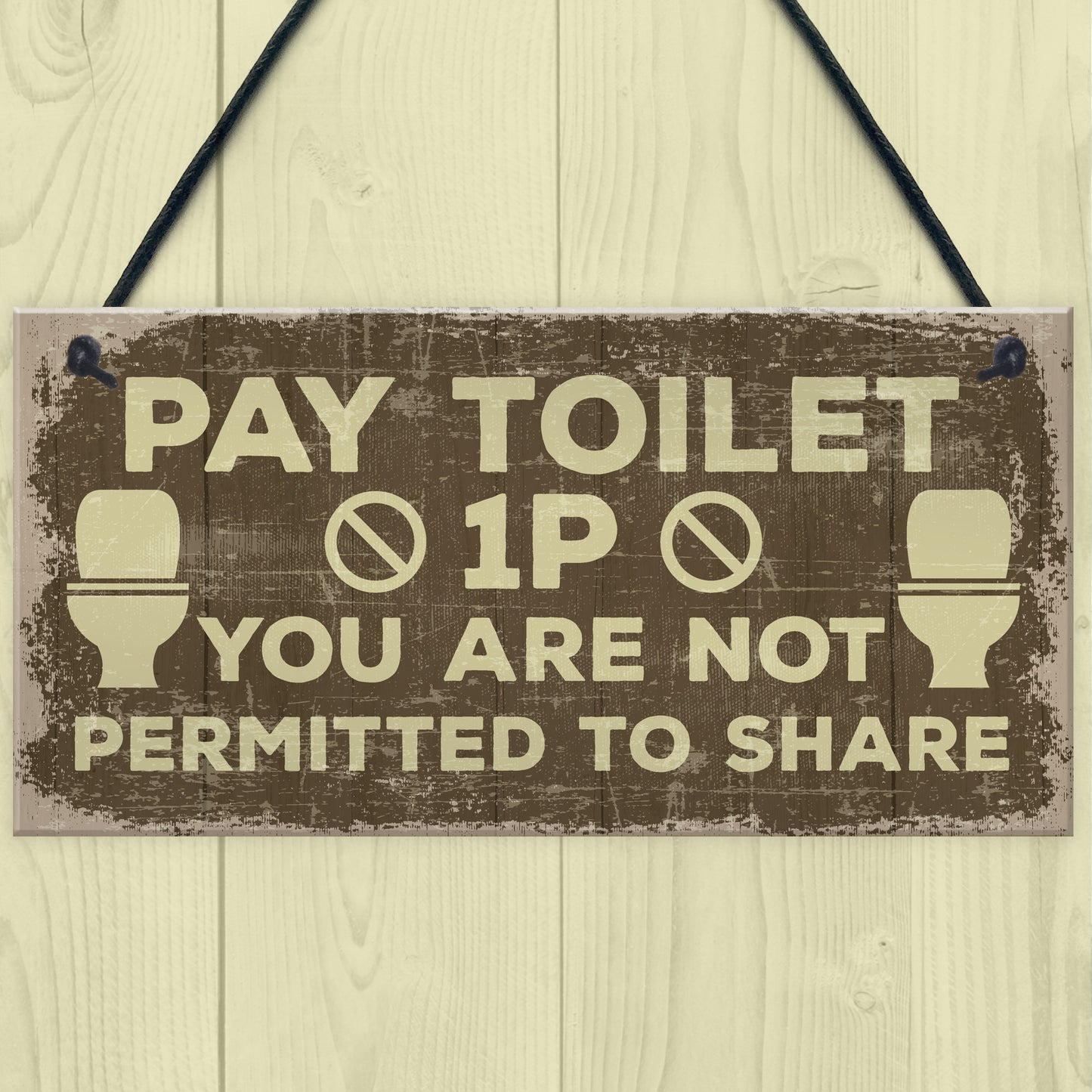 Shabby Chic BATHROOM Signs Door Plaque Toilet Bathroom The Loo