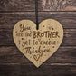 Brother Gift Best Friend Gift Engraved Heart Gift For Him Friend