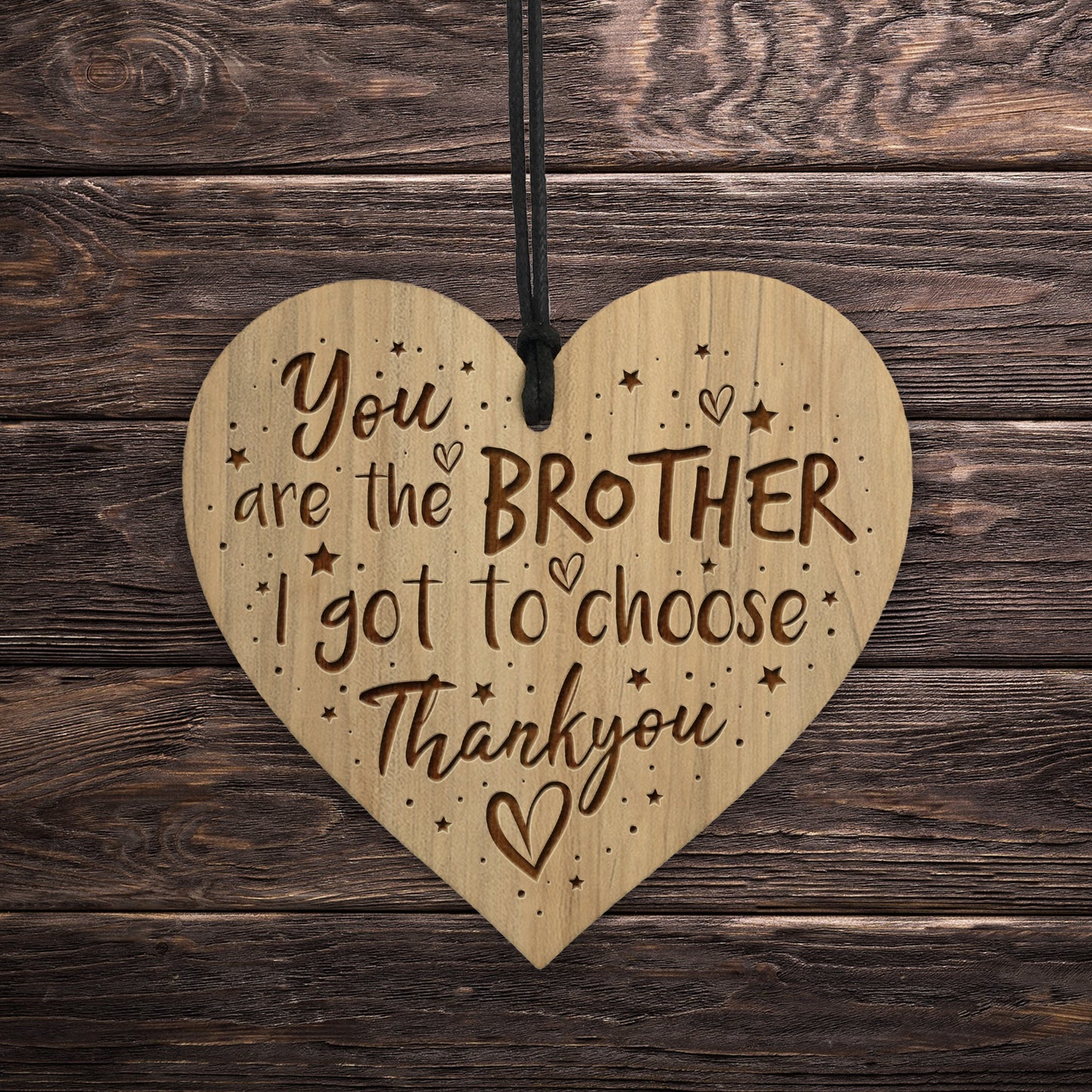 Brother Gift Best Friend Gift Engraved Heart Gift For Him Friend