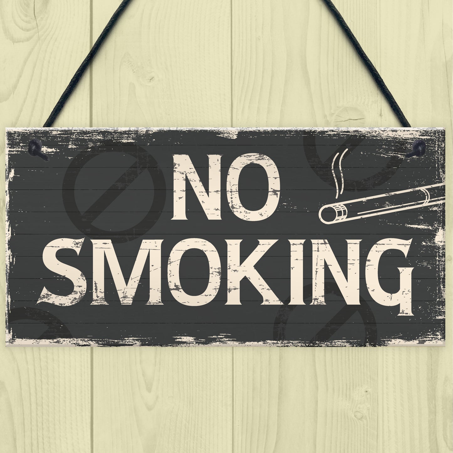No Smoking Area Hanging Sign Hotel Garden Pub Bar Door Wall Sign