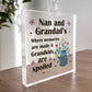 Nan Grandad Plaque Home Decor Christmas Birthday Gifts