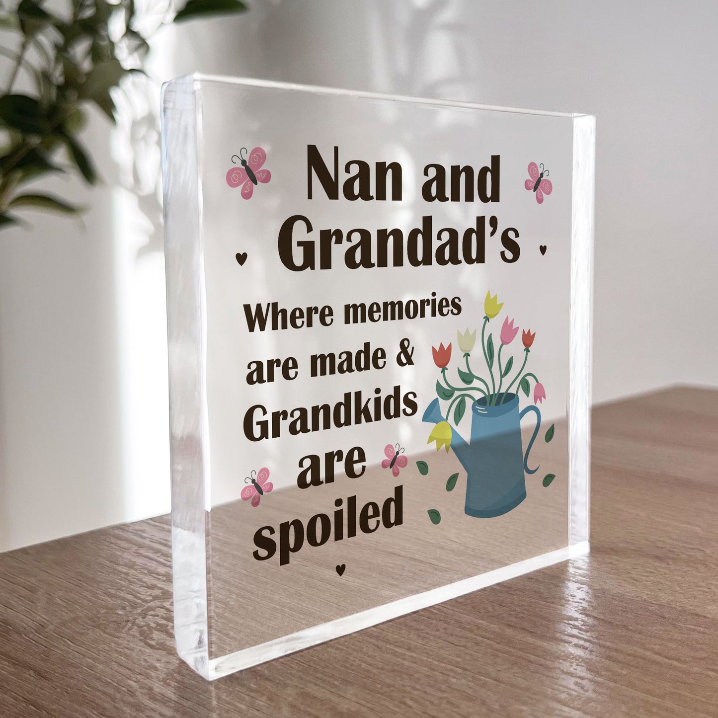 Nan Grandad Plaque Home Decor Christmas Birthday Gifts