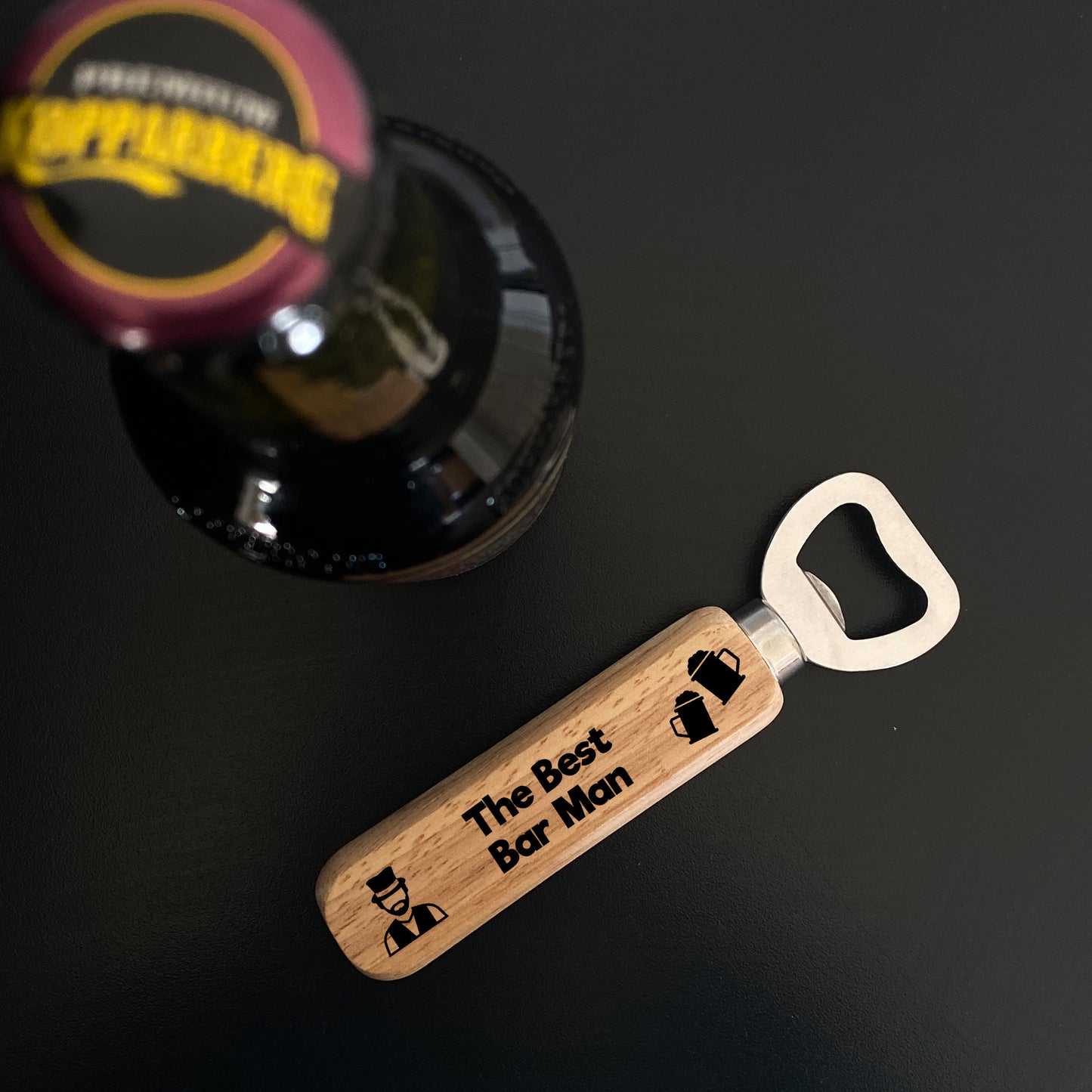 The Best Bar Man Bottle Opener Alcohol Gift For Dad Uncle
