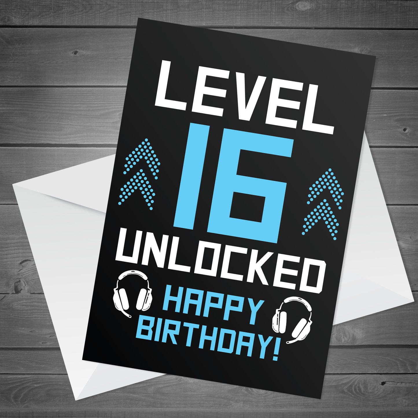 Funny 16th Birthday Card For Son Brother LEVEL 16 Humour Card