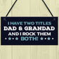 Funny Dad Gift Hanging Sign Grandad Gift Fathers Day Birthday