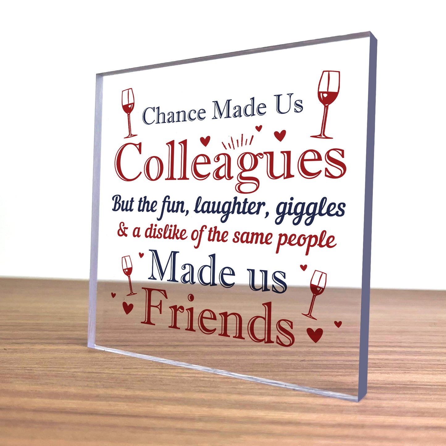 Chance Made Us Colleagues Plaque Leaving Job Gift For Friend