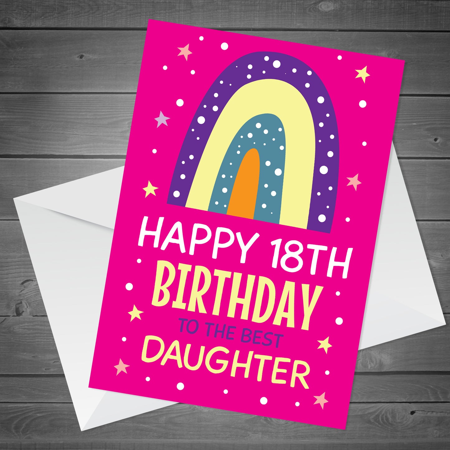 Happy 18th Birthday Card BEST DAUGHTER From Mum And Dad Daughter