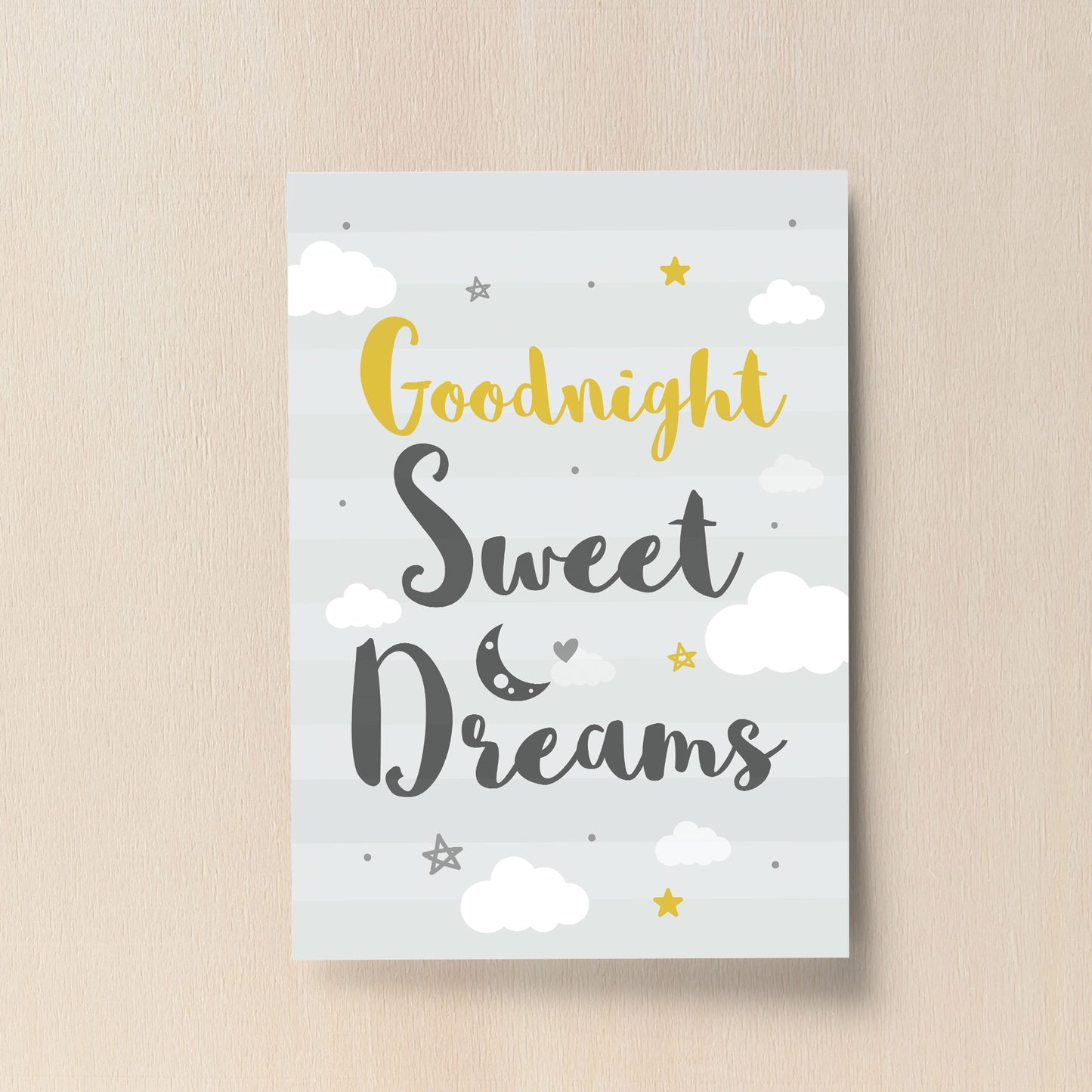 Grey Nursery Prints For Baby Room / Nursery Wall Art Pictures