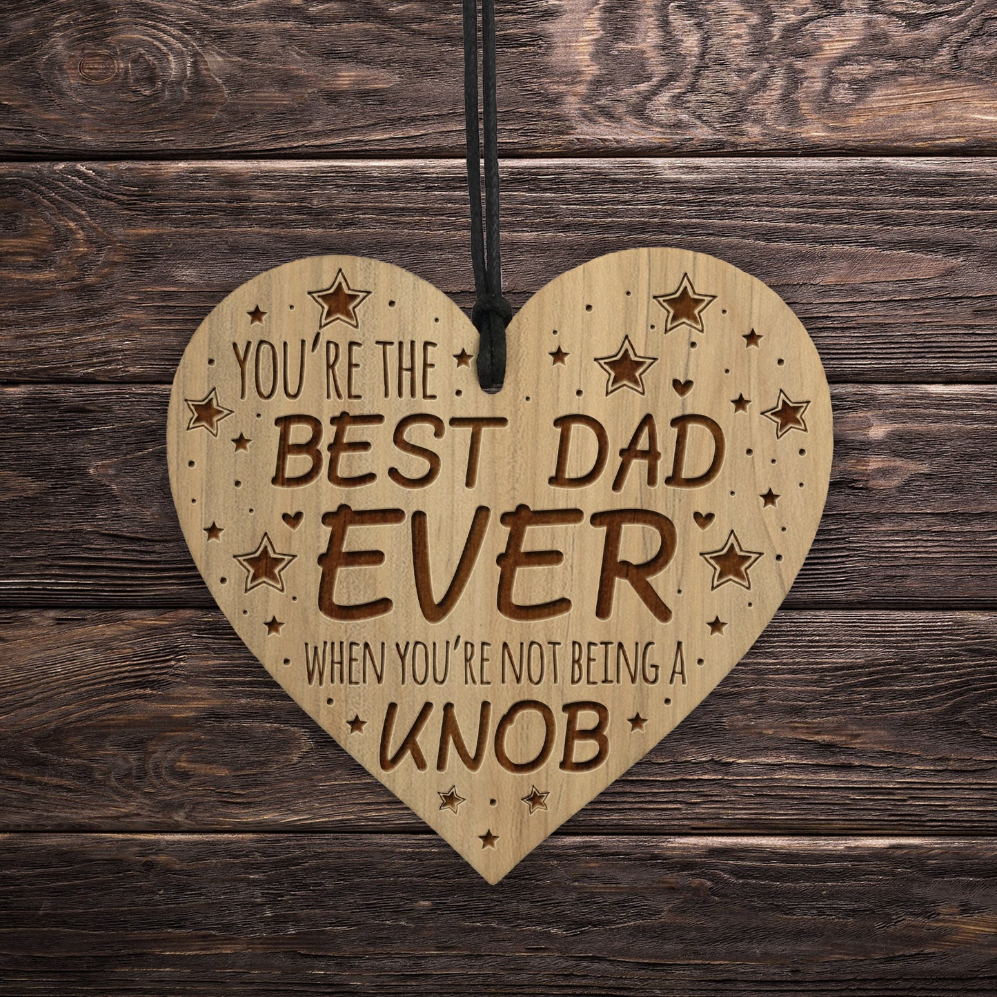 Dad Gift Novelty Birthday Christmas Gift For Dad Engraved Heart
