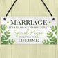Marriage Gifts For Couple Plaque Marriage Sign Anniversary Gift