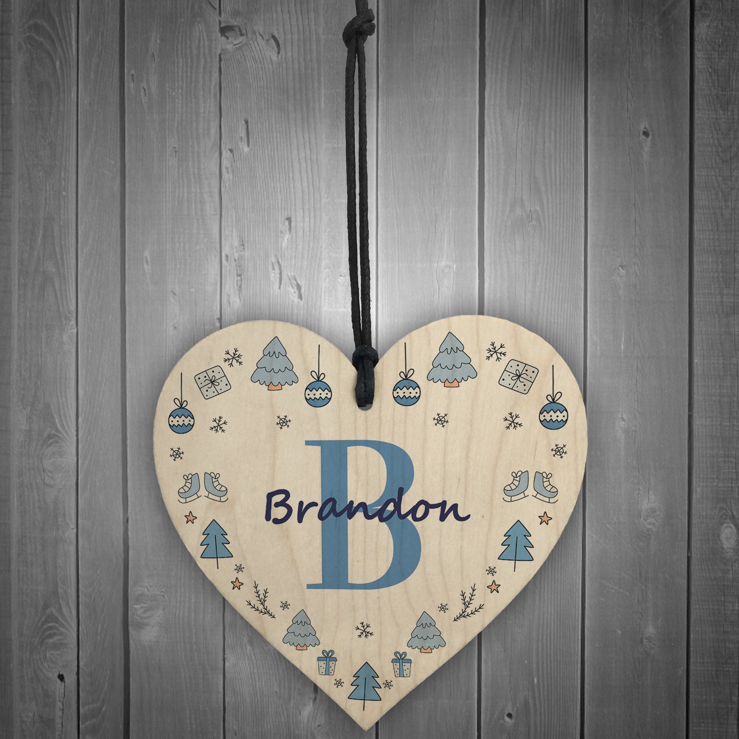 Personalised Tree Bauble For Baby First Christmas Wooden Gifts