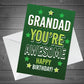 Grandad Birthday Card From Grandson Granddaughter Birthday