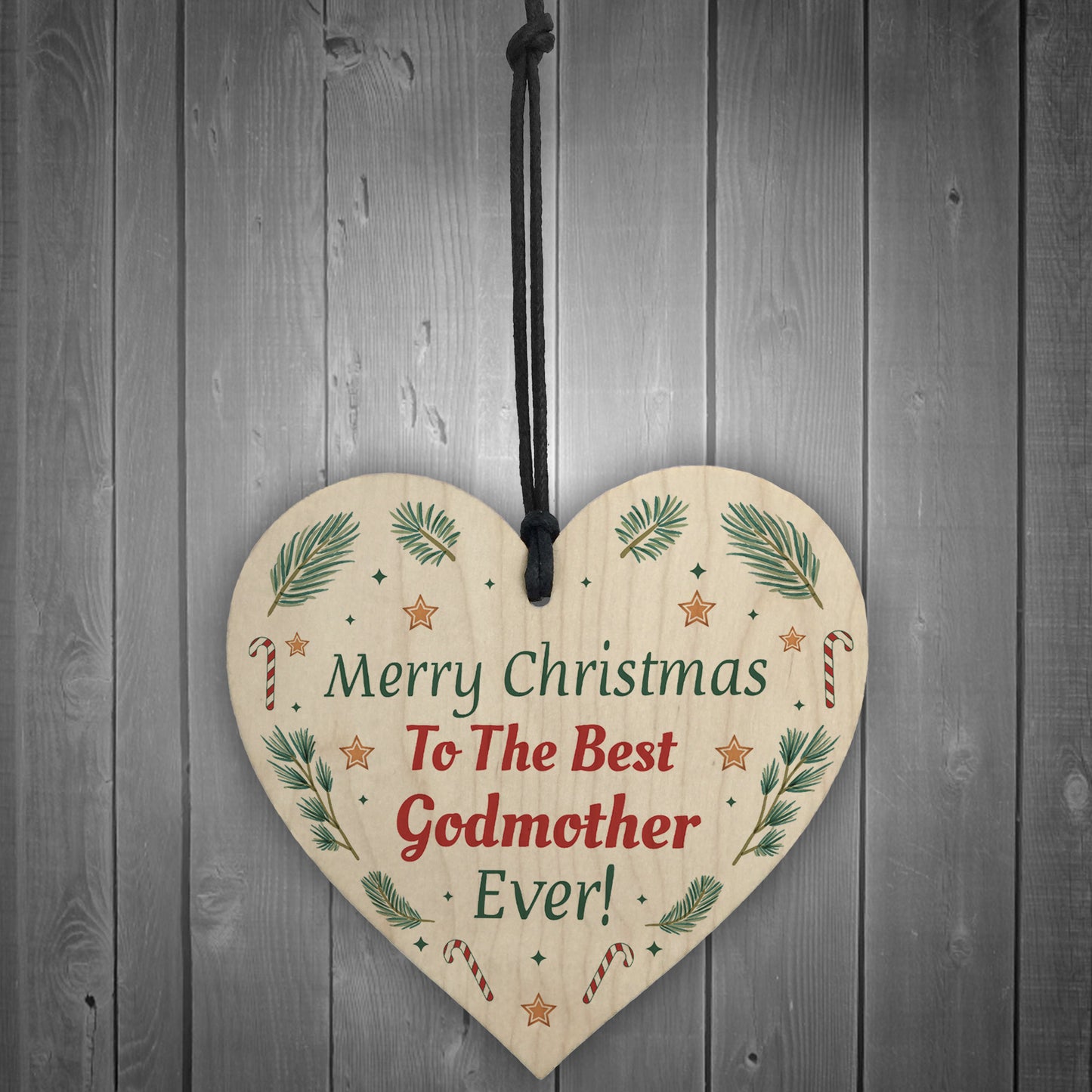 Godmother Gift For Christmas Heart Godparent Christening Gift