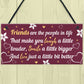 BEST FRIEND PLAQUE Thank You Gift For Her Birthday Gifts For Her