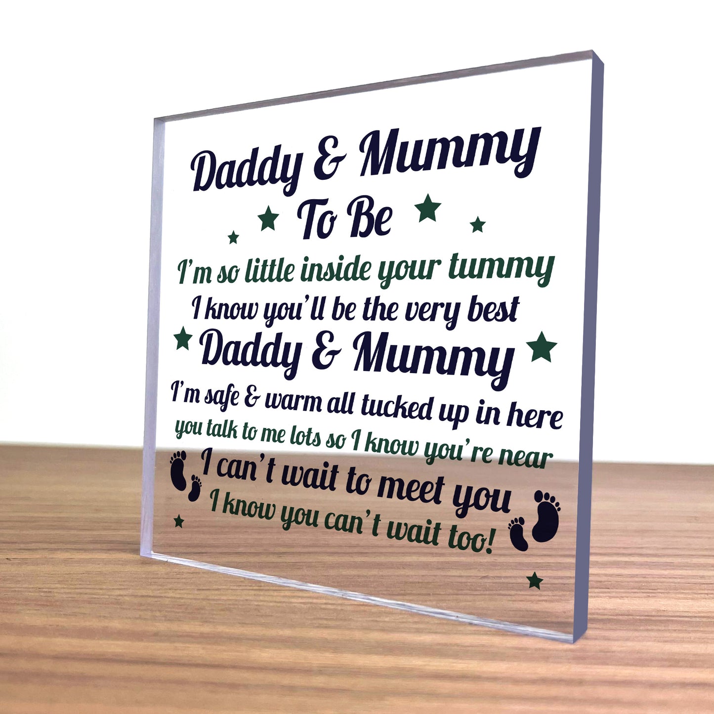 Mummy To Be Gift Daddy To Be Gift Plaque Baby Shower Gift