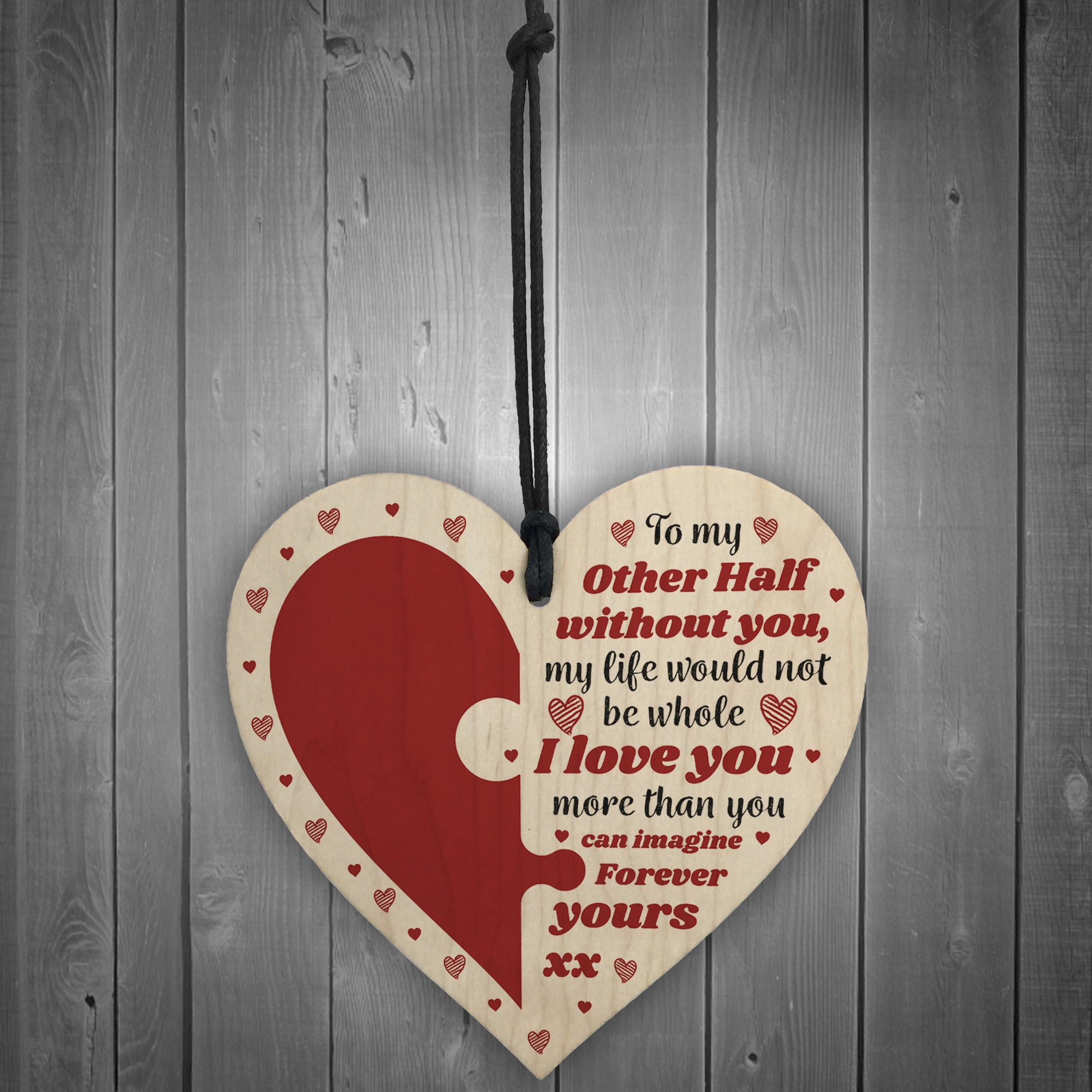 Targa Divertente Per Moglie – To My Wife I Love You With All My Knob – Regalo Romantico Ironico