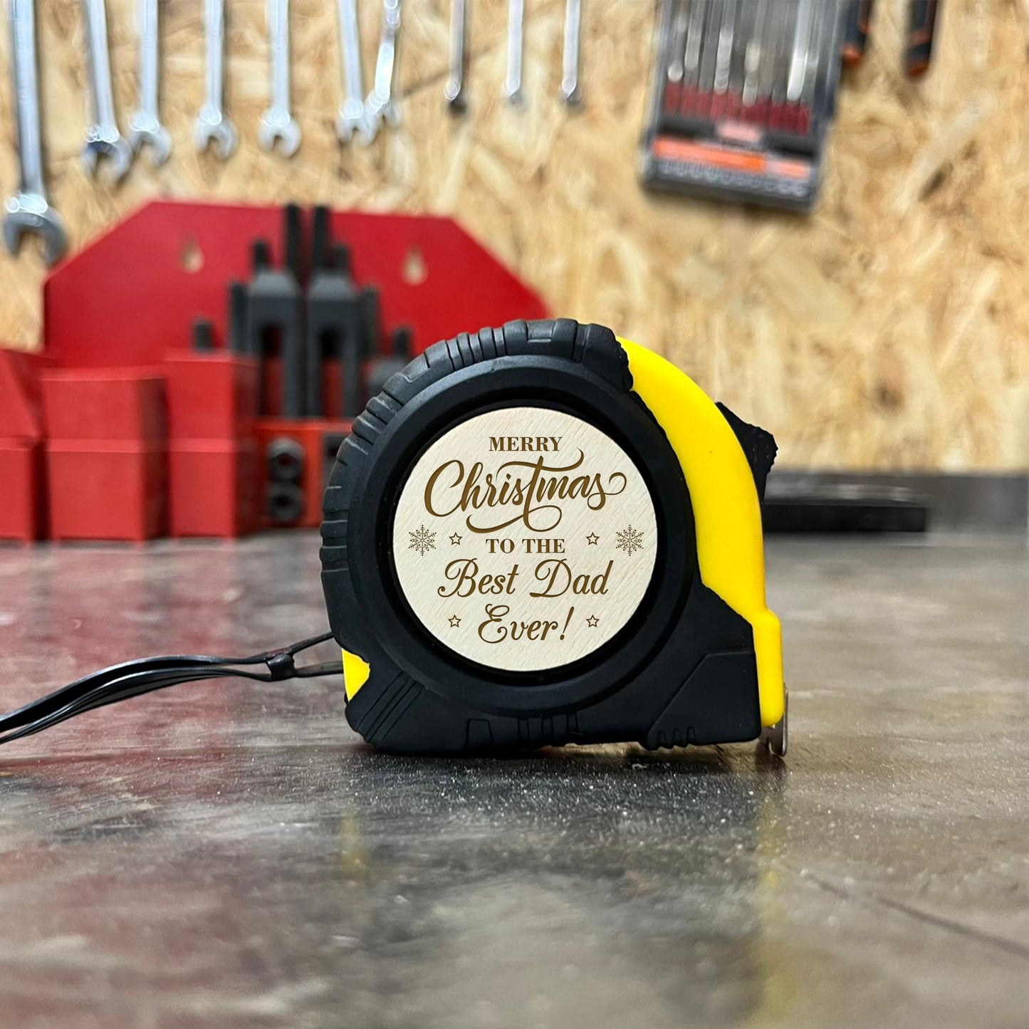 Christmas Gift for Dad Him Engraved Tape Measure Dad Daughter