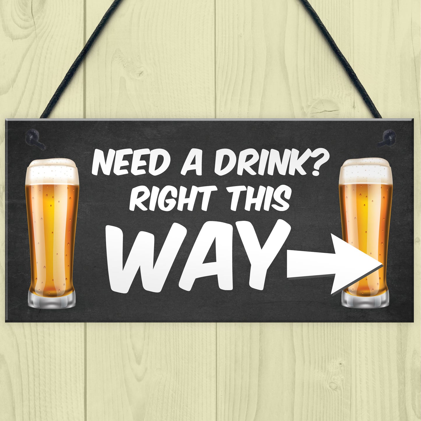 Novelty Bar Decor Signs Hanging Home Bar Man Cave Pub Garden