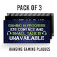 Gaming Signs For Boys Bedroom 3 PACK Gamer Gift For Son Brother