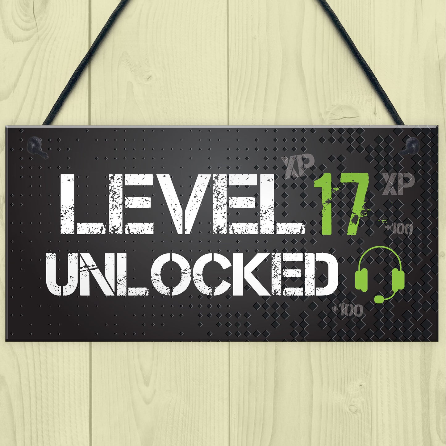 Funny 17th Birthday Gift For Son Brother Gaming Sign Gamer Gift