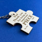 Gift For Dad Fathers Day Birthday Wood Keyring Thank You Gift