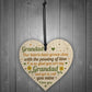 Grandad Gifts For Christmas Birthday Wooden Heart THANK YOU Gift