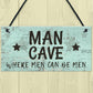 The Man Cave Door Sign Shed Garage Vintage Gift For Dad Grandad