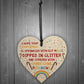 Auntie Mum Daughter Christmas Gift Wooden Heart Funny Xmas Gift