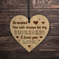 Grandad Gift Birthday Christmas Superhero Engraved Heart Gift