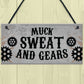 Bike Enthusiast Hanging Sign Motorbike Motorcycle Gift For Men