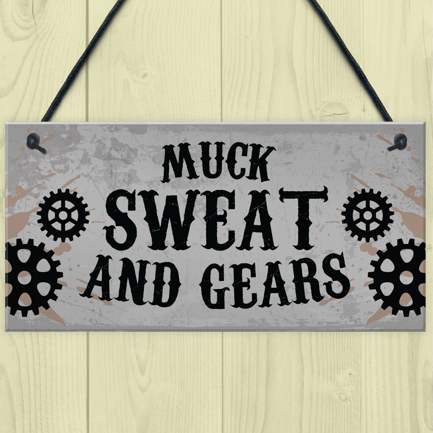Bike Enthusiast Hanging Sign Motorbike Motorcycle Gift For Men