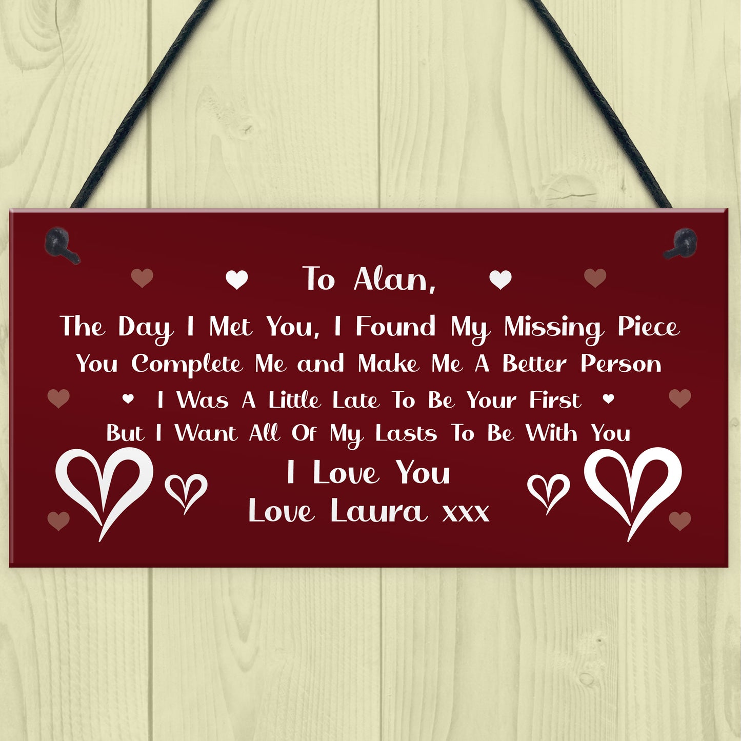 Personalised Gifts For Boyfriend Girlfriend Husband Wife Gifts