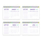 2023 Home Office Flip Over Desk Top Month to View Calendar