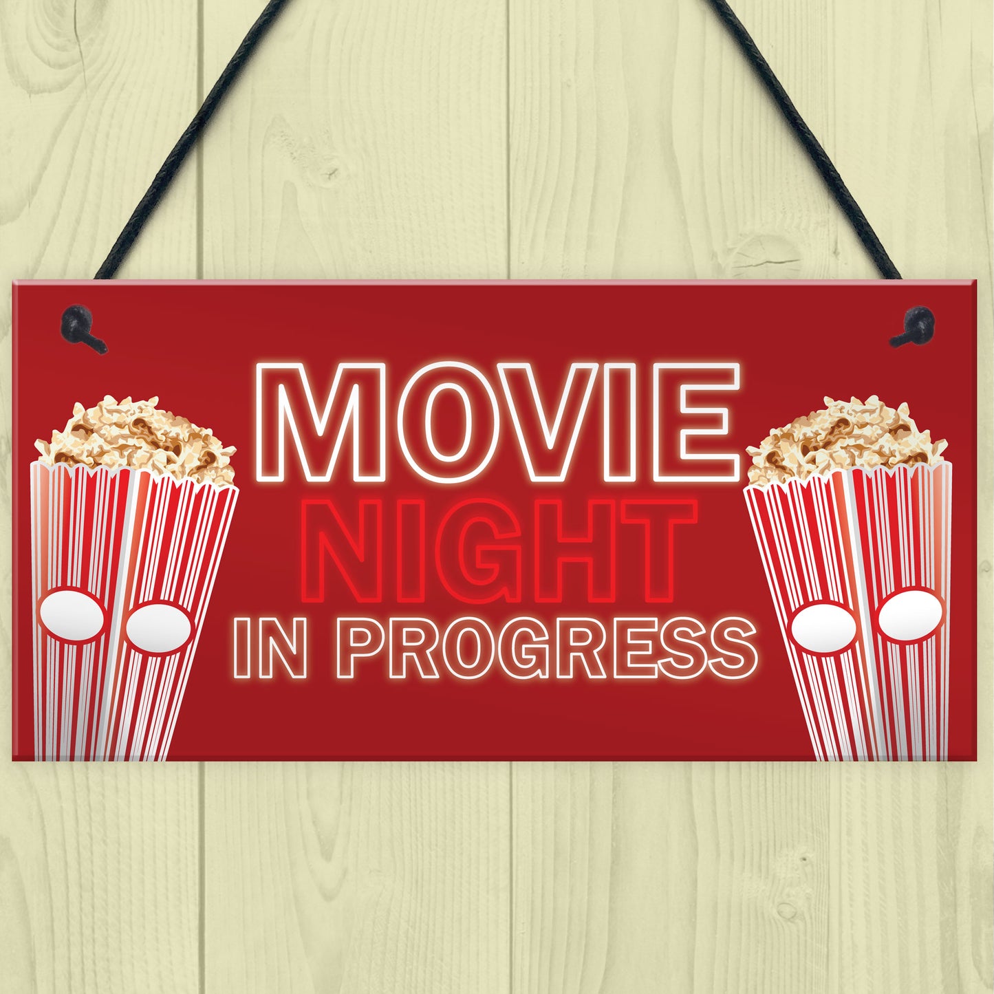 Cinema Room Home Decor Gift Boys Girls Bedroom Sign