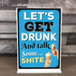Funny Humour Bar Sign For Home Bar Pub Man Cave Garage