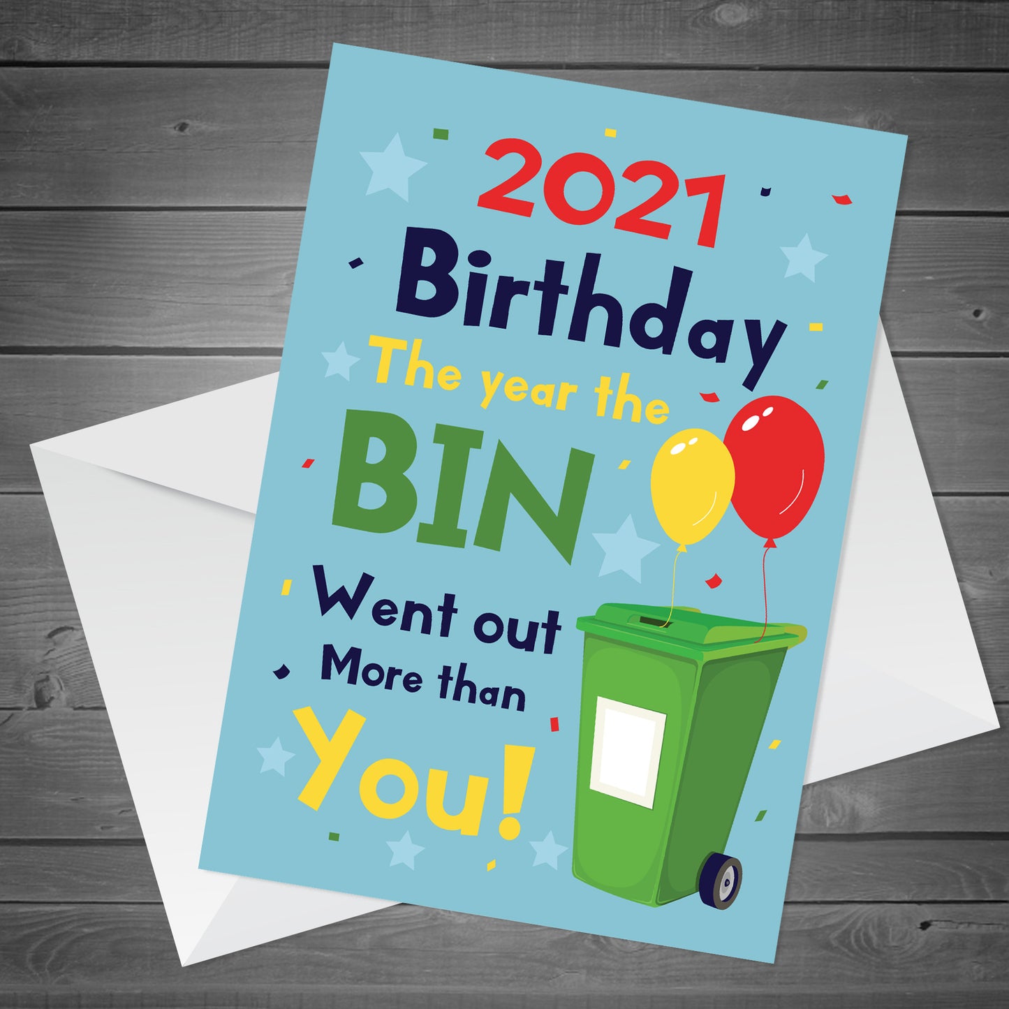 Funny Birthday Card For Men & Women Lockdown Design Novelty
