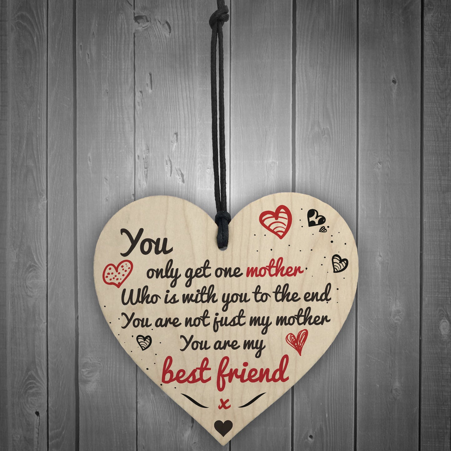Only Get One Mother Hanging Heart Sign Mothers Day Gifts