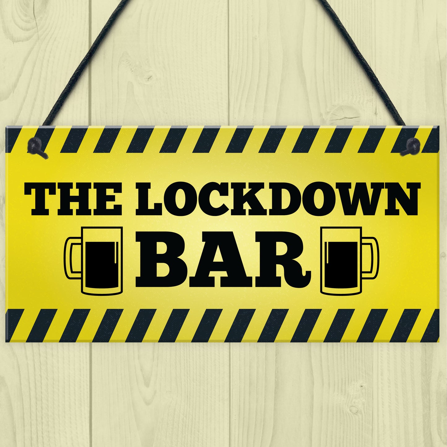 The Lockdown Quarantine Bar Funny Novelty Bar Signs And Plaques