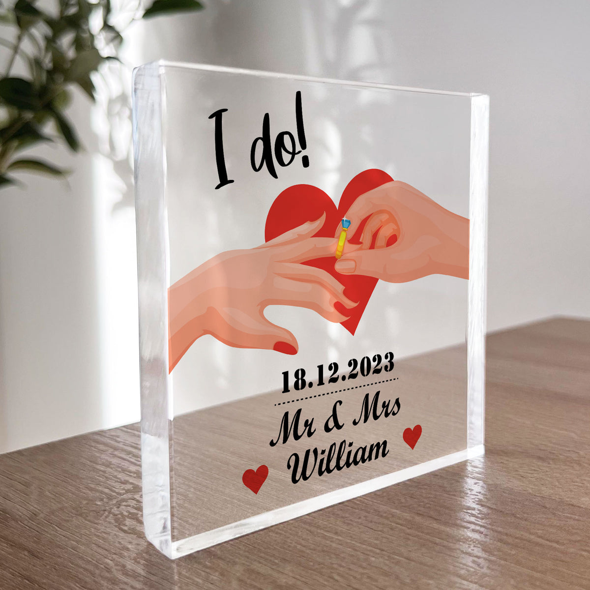 I Do Gifts Marriage Sign Gifts For Couple Personalised Wedding