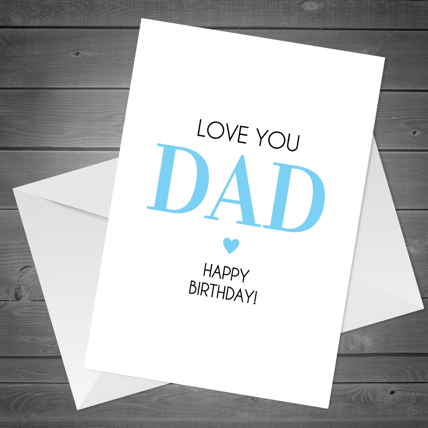 Birthday Cards For Dad Love You Dad Card From Daughter Son