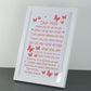 Christmas Birthday Gifts For Mum From Daughter Son Framed Print
