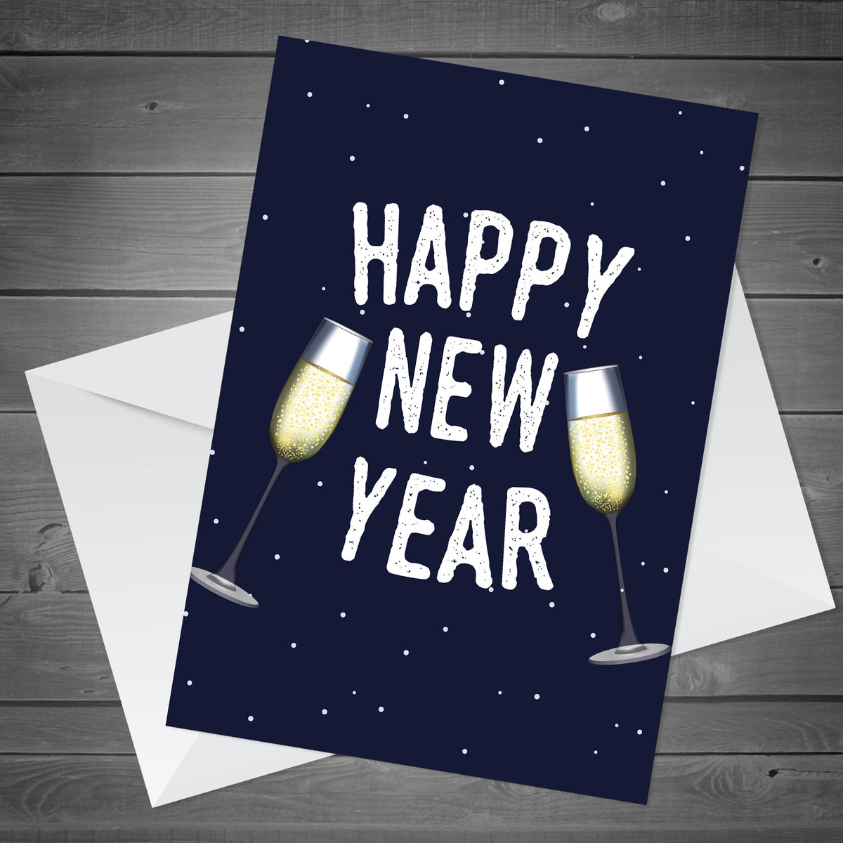 Happy New Year Card For Friends Family New Years Card For Cousin