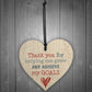 Nursery Preschool Teacher Gift Handmade Wooden Hanging Heart