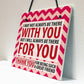 Be There For You Friendship Best Friend Home Gift Hanging Plaque
