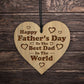 Fathers Day Gift For The Best Dad Engraved Heart Dad Gifts