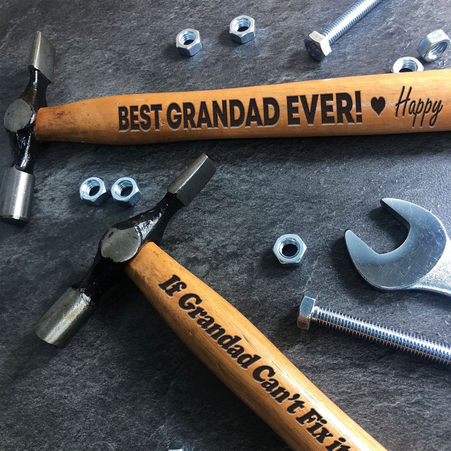 BEST GRANDAD Gift Engraved Hammer Tool Gift For Grandad