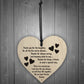 Best Friends Forever Wooden Hanging Heart Friendship Gift