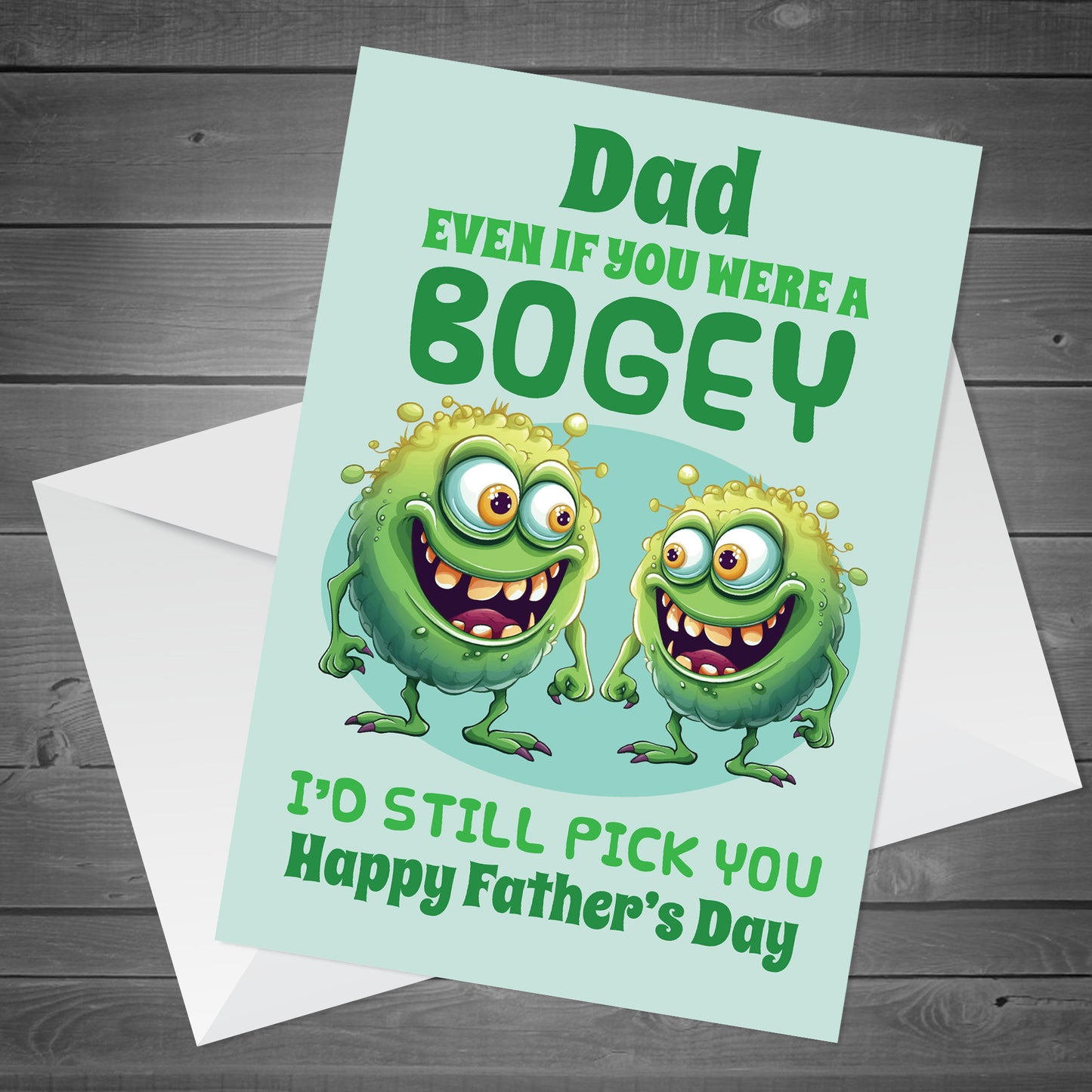 Fathers Day Card Funny Still Pick You Joke Novelty Dad Card