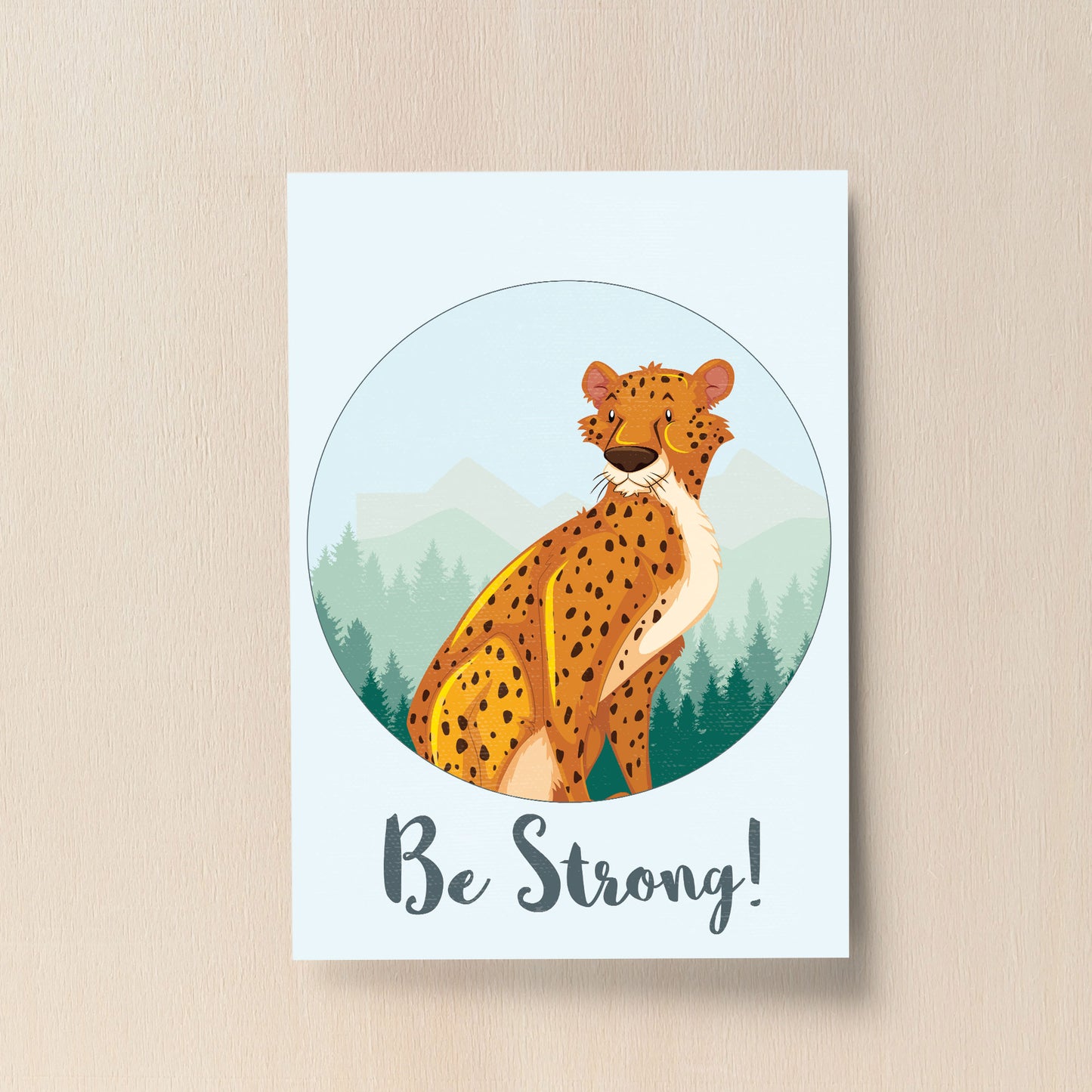 Cheetah Animal Prints For Nursery / Jungle Safari Theme Nursery