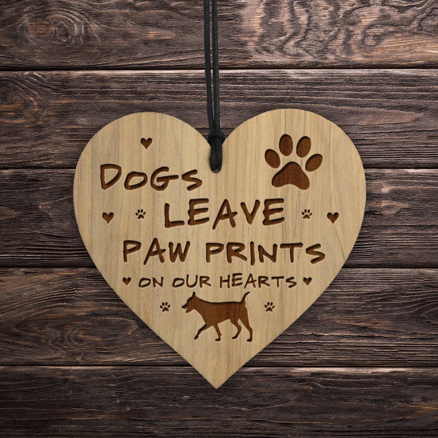 Memorial Plaque For Dog Engraved Heart Dog Gift Dog Sign